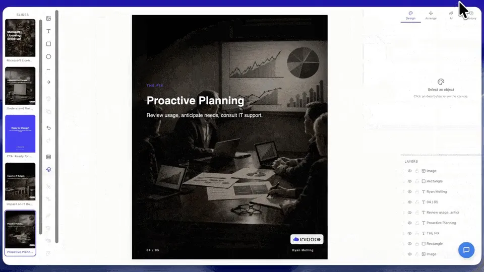 A set of designed WordPush LinkedIn carousels