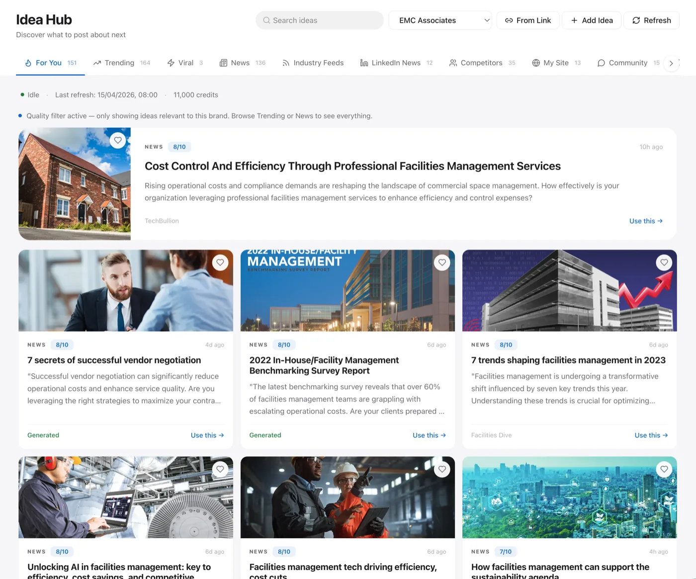 WordPush Idea Hub
