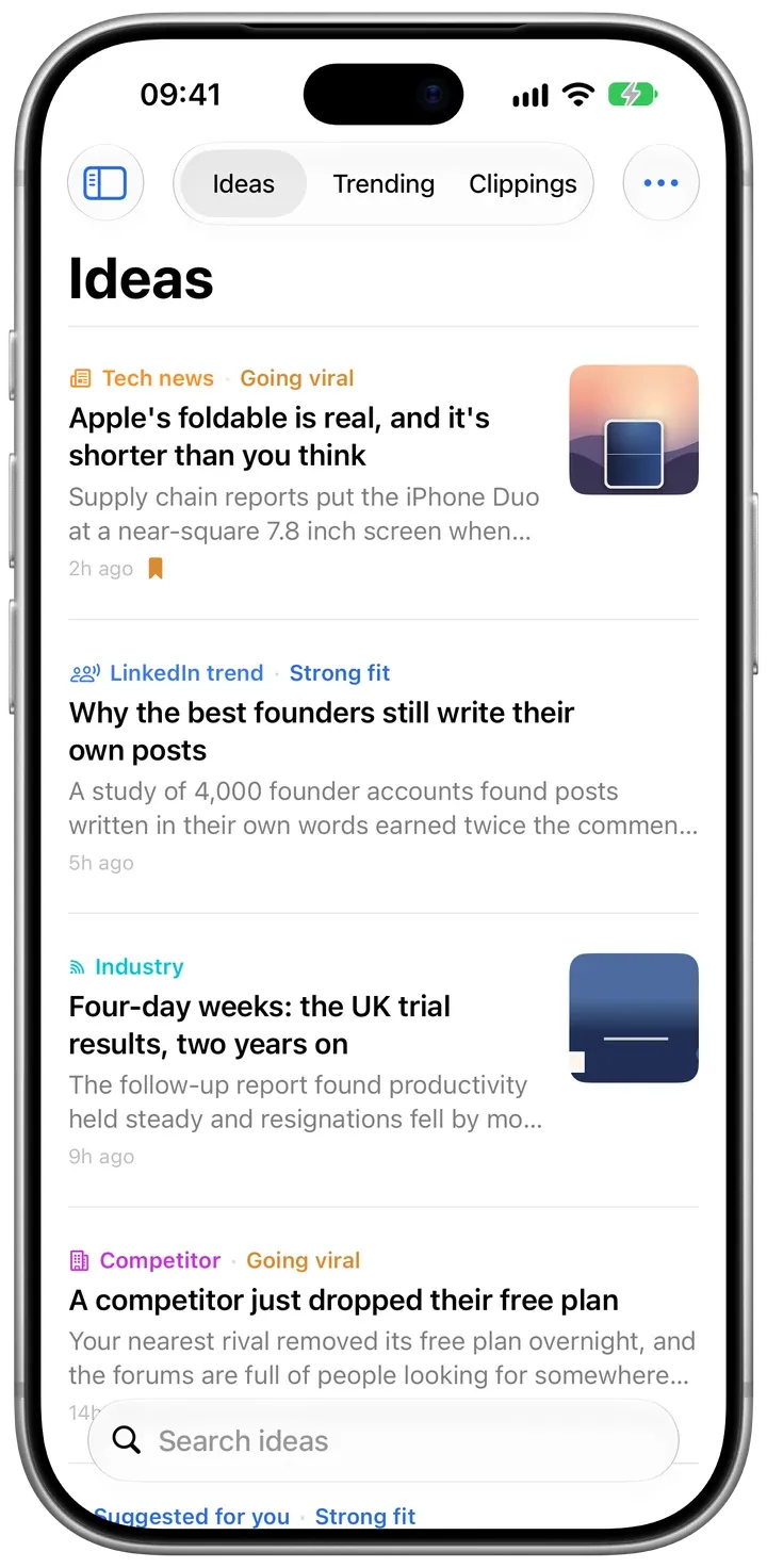 Ideas on iPhone